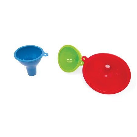 Gourmet By Starfrit 3-Piece Silicone Funnel Set 093523-003-0000